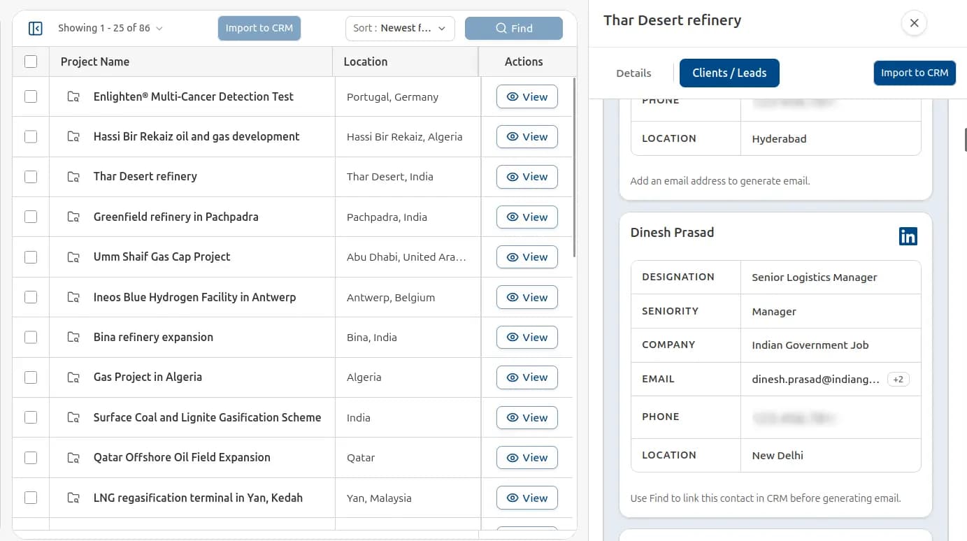 VCMO CRM import workflow from lead discovery to qualified pipeline records