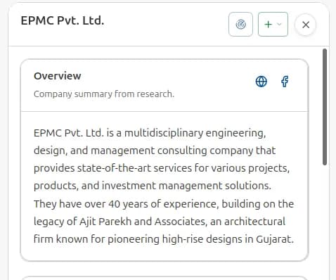 VCMO Competitor Intelligence view with incumbent vendors and market position