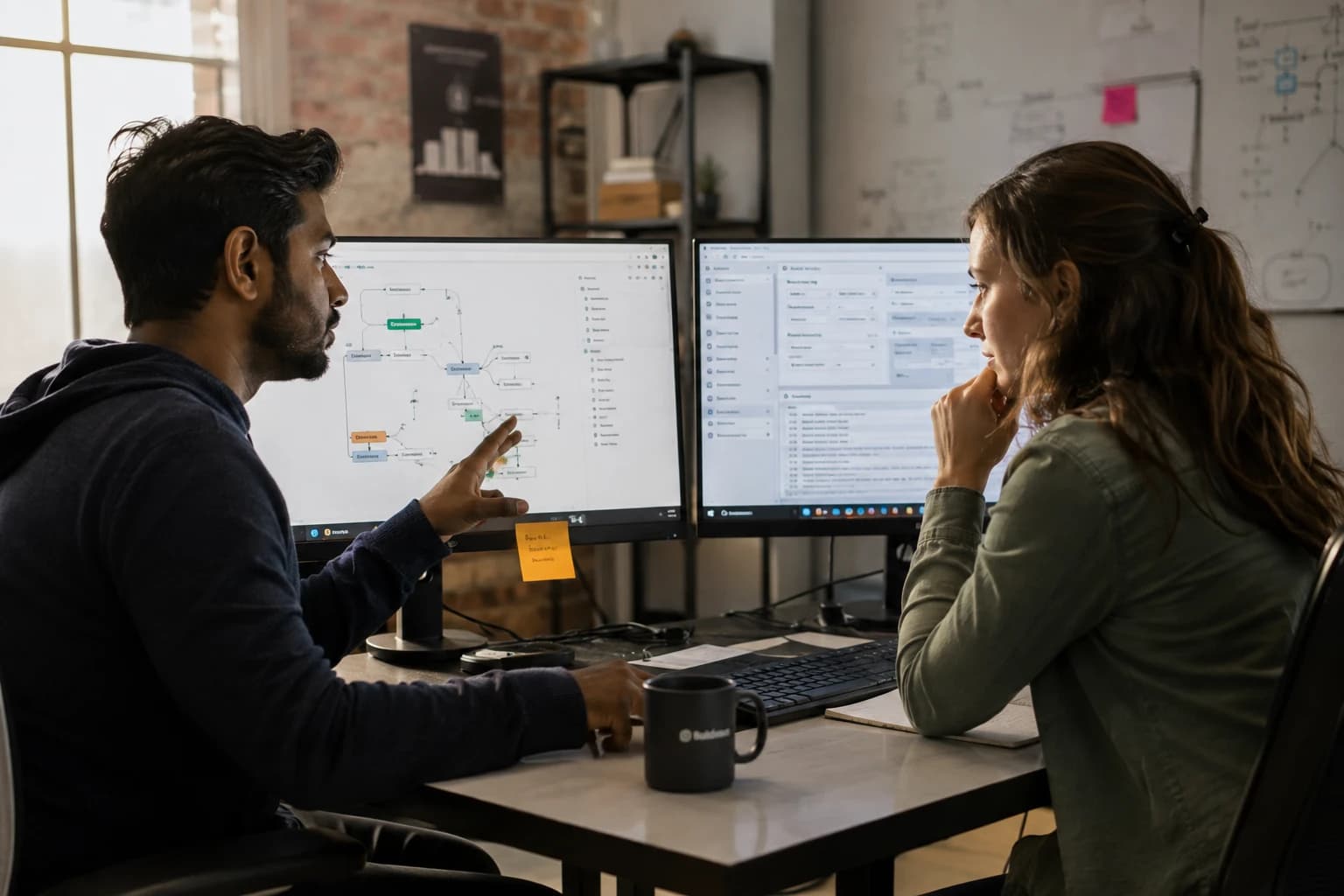 Custom enterprise AI solution integrated into business workflow