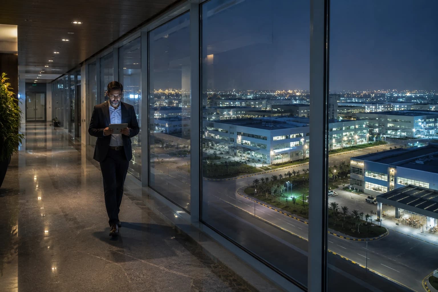 Future vision of enterprise AI workflows connected across global operations